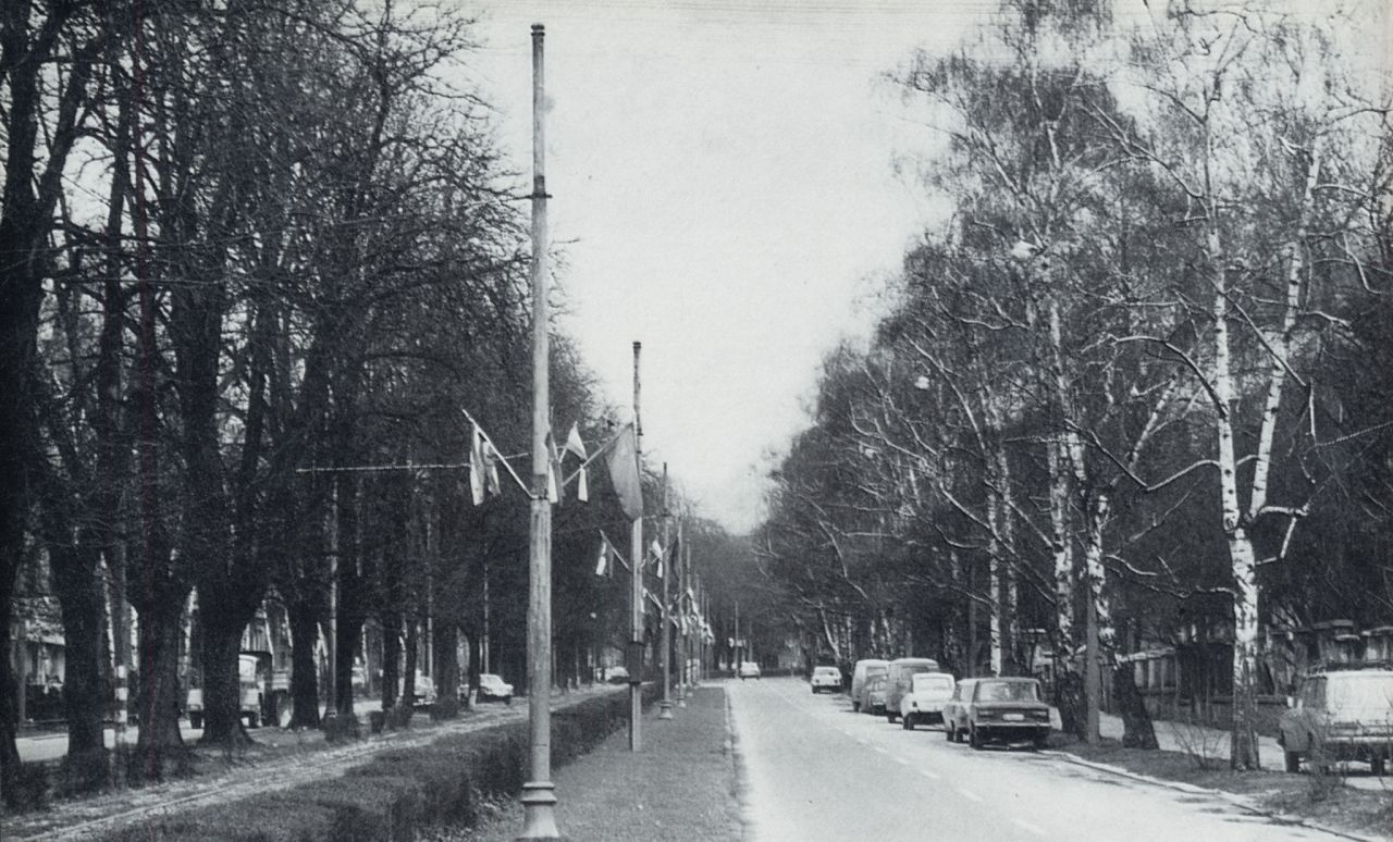Ulica Moša Pijade (današnja ulica Medveščak), oko 1978. godine